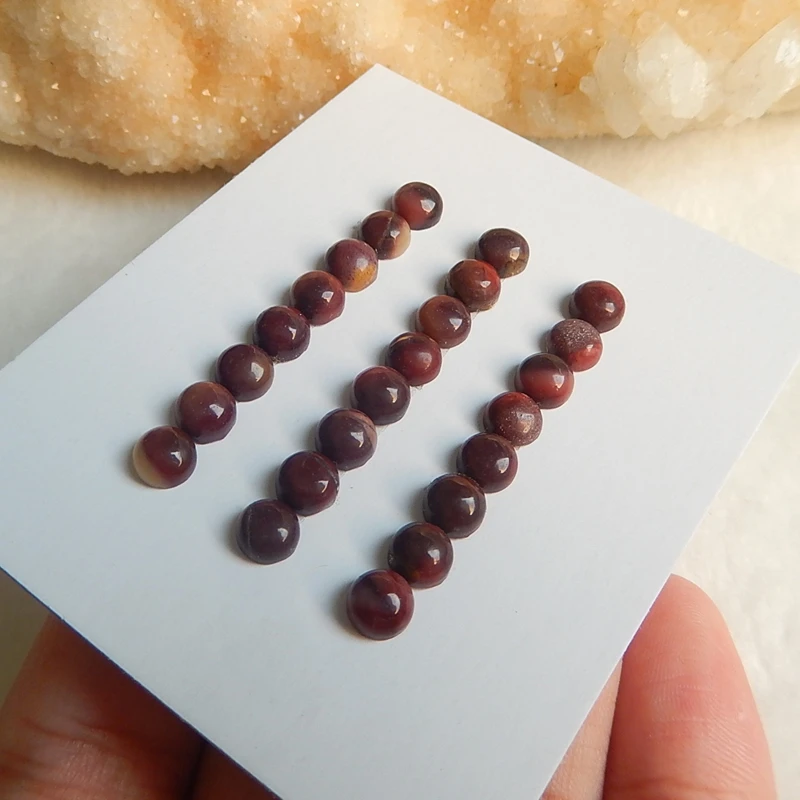 Wholesale 24Pcs Monkite Jasper Cabochon Setting 5x3mm 3.35g Fashion Jewelry Undrilled Jewelry Accessories
Wholesale 24Pcs Monkite Jasper Cabochon Setting 5x3mm 3.35g Fashion Jewelry Undrilled Jewelry Accessories