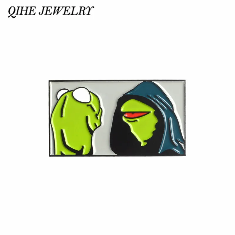 QIHE JEWELRY Frog pins Frog memes brooches Frog lapel pins Badges Brooches for men women Accessories
QIHE JEWELRY Frog pins Frog memes brooches Frog lapel pins Badges Brooches for men women Accessories