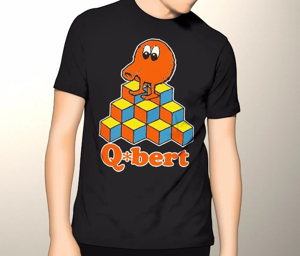 Летняя стильная модная футболка Qber старая аркадная рубашка 80 я для геймеров