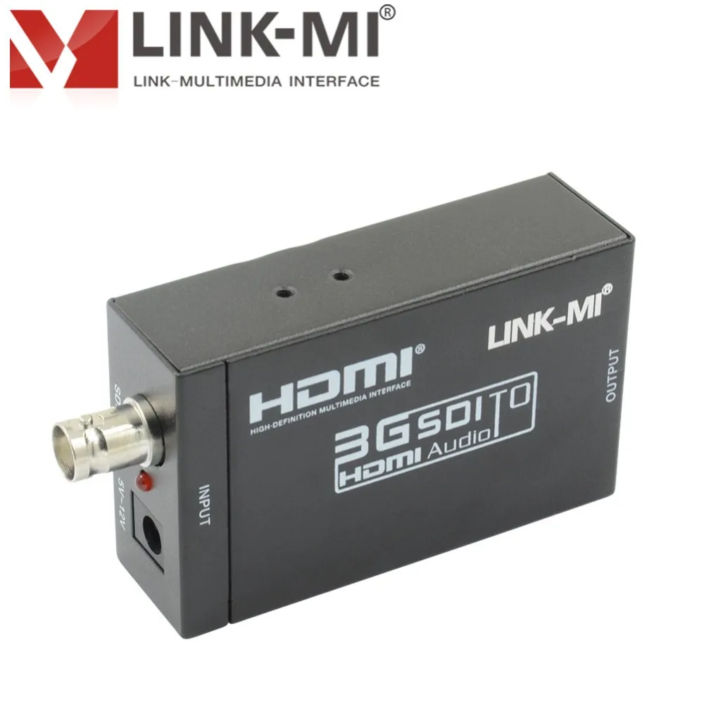 LINK-MI MINI 3G SDI to HDMI Converter Audio 1080p SD/HD-SDI/3G-SDI Signals to HDMI Display distance up to 100 meters
LINK-MI MINI 3G SDI to HDMI Converter Audio 1080p SD/HD-SDI/3G-SDI Signals to HDMI Display distance up to 100 meters
