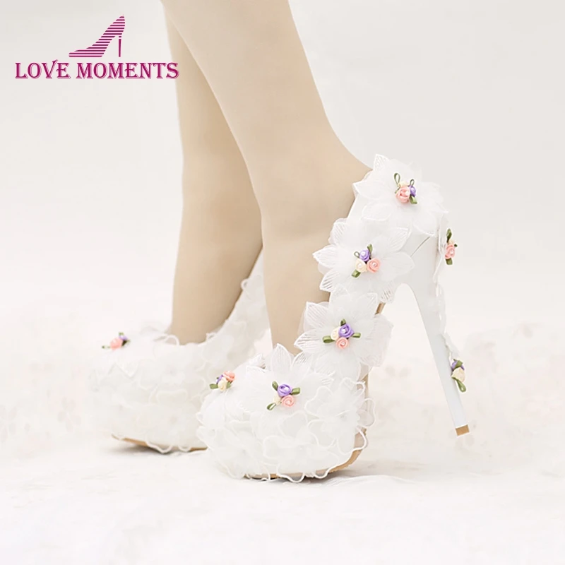 Design Fashion White Chiffon Flower Bridal Shoes Beautiful Applique Bride Wedding Party Shoes Birthday Prom High Heel Pumps
Design Fashion White Chiffon Flower Bridal Shoes Beautiful Applique Bride Wedding Party Shoes Birthday Prom High Heel Pumps