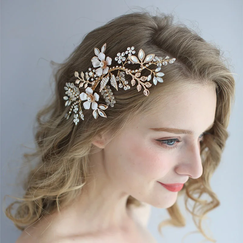 Boutique Wedding Dress Hair Accessories Side Hair Clip Opal Crystal Bridal Headpiece Women Headdress Barrette
Boutique Wedding Dress Hair Accessories Side Hair Clip Opal Crystal Bridal Headpiece Women Headdress Barrette