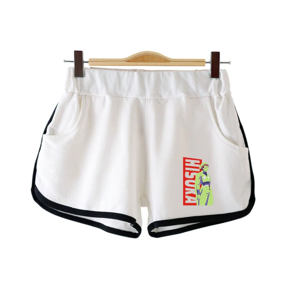 2D Hisoka Elastic Waist Summer women's girls popular sexy shorts comfy streetwear black and white
2D Hisoka Elastic Waist Summer women's girls popular sexy shorts comfy streetwear black and white