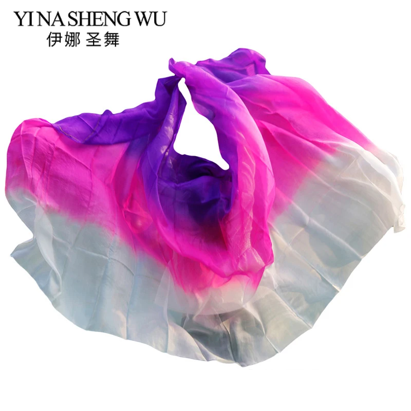 Natural Silk Dance Veils 100% Silk Stage Performance Props Tie-dye 250/270*114cm Belly Dance Silk Veils White+Rose+Purple Colors
Natural Silk Dance Veils 100% Silk Stage Performance Props Tie-dye 250/270*114cm Belly Dance Silk Veils White+Rose+Purple Colors