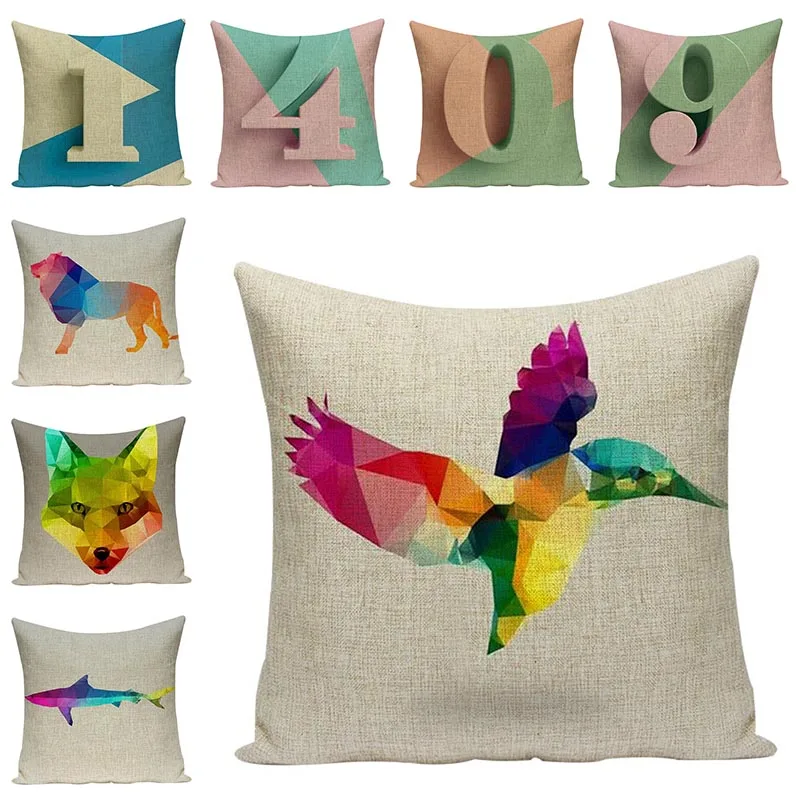 Number Pattern Cushion Cover Home Decorative Chair Pillowcases for Sofa Seat Accessorie Simple Style Animal Print Pillow Cover
Number Pattern Cushion Cover Home Decorative Chair Pillowcases for Sofa Seat Accessorie Simple Style Animal Print Pillow Cover