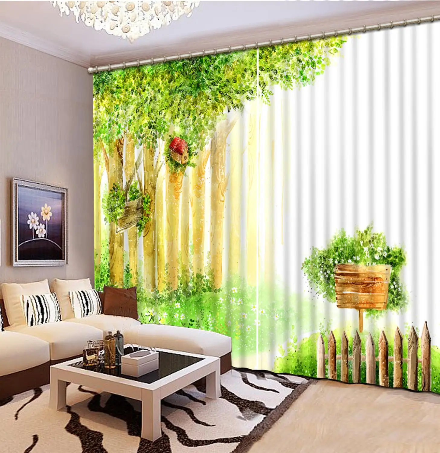 home curtains customize Landscape painting bedroom living room windows printing blackout curtains
home curtains customize Landscape painting bedroom living room windows printing blackout curtains