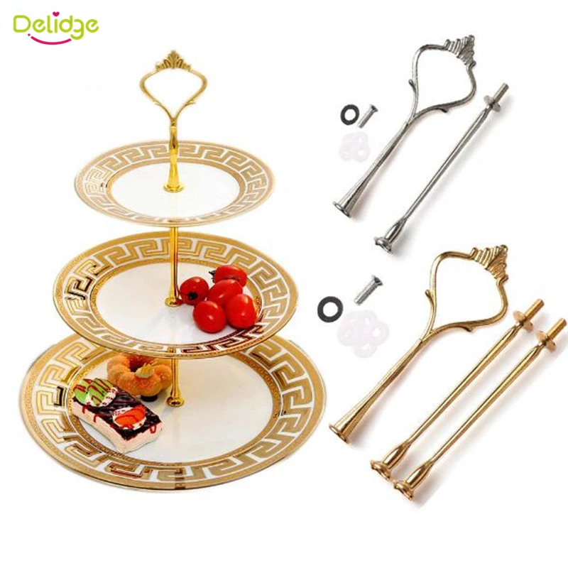 Delidg 1set Crown Design Cake Stand (Plate Not Included) Zinc Alloy 2-3 Layers Wedding Cake Plate Stand Cake Fruits Placed Tool
Delidg 1set Crown Design Cake Stand (Plate Not Included) Zinc Alloy 2-3 Layers Wedding Cake Plate Stand Cake Fruits Placed Tool