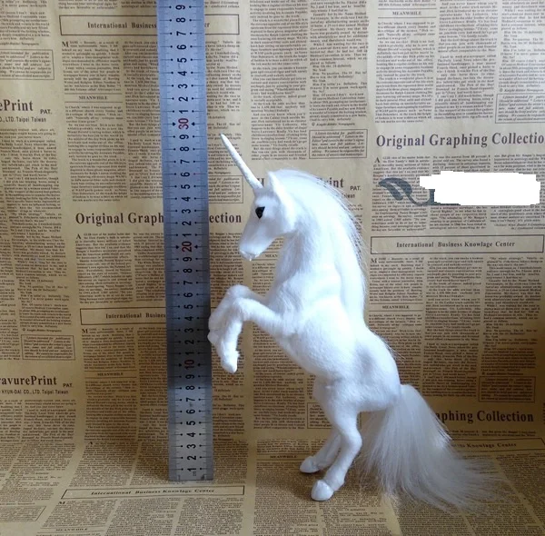 large 18x29cm white unicorn model polyethylene&furs jump-up unicorn handicraft home decoration gift a1624
large 18x29cm white unicorn model polyethylene&furs jump-up unicorn handicraft home decoration gift a1624