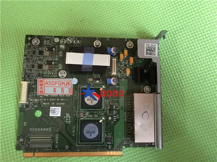 Оригинал для Dell 0Y950P R910 Broadcom 5709C 2 портовый USB Riser Y950P CN U090H полностью