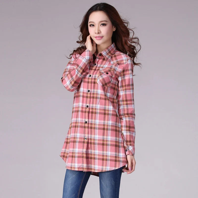 New Fashionable Women Retro Plaid Printed Flower Cotton Shirt Long Sleeve Elegant Shirt Casual Slim Spring New Fashion Shirt Shi
New Fashionable Women Retro Plaid Printed Flower Cotton Shirt Long Sleeve Elegant Shirt Casual Slim Spring New Fashion Shirt Shi