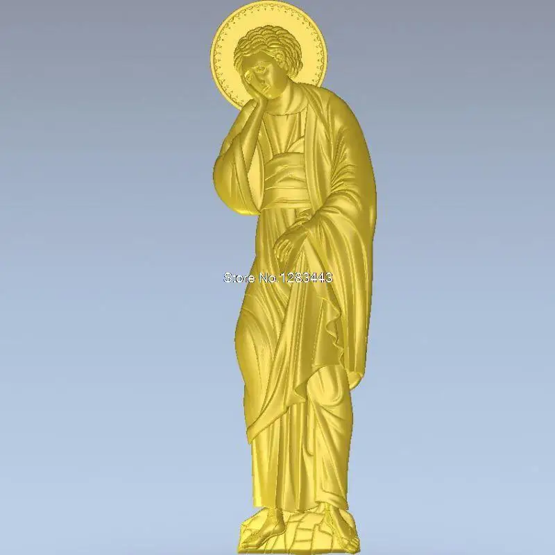 High quality New 3D model for cnc 3D carved figure sculpture machine in STL file mother of God at the crucifixion_2
High quality New 3D model for cnc 3D carved figure sculpture machine in STL file mother of God at the crucifixion_2