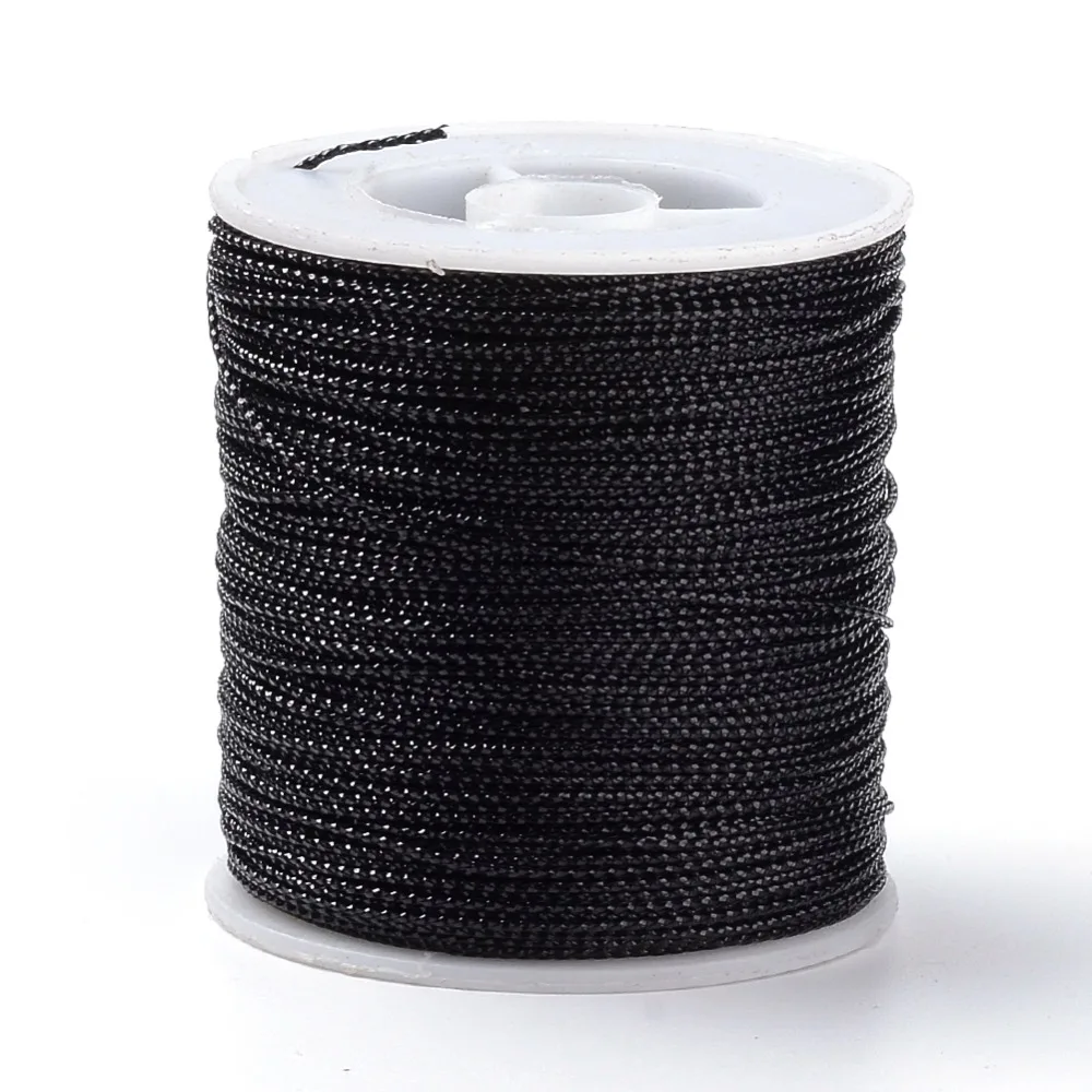 7 Colors 1mm 100m/roll Jewelry Braided Thread Metallic Cords Thread for Jewelry Making DIY Accessories Craft Necklace Bracelet
7 Colors 1mm 100m/roll Jewelry Braided Thread Metallic Cords Thread for Jewelry Making DIY Accessories Craft Necklace Bracelet