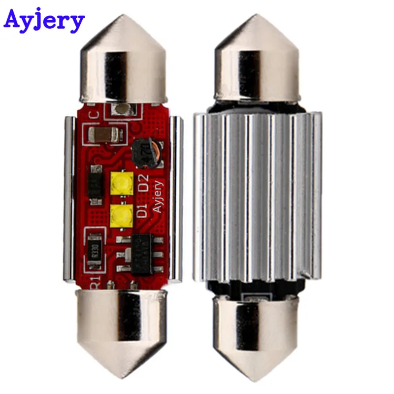AYJERY 10X 36 мм 39 мм 41 мм C5W Canbus Festoon Dome 7 Вт 2 SMD без ошибок светодиодные номерные знаки Светодиодные индикаторы без ошибок 12 В
AYJERY 10X 36 мм 39 мм 41 мм C5W Canbus Festoon Dome 7 Вт 2 SMD без ошибок светодиодные номерные знаки Светодиодные индикаторы без ошибок 12 В