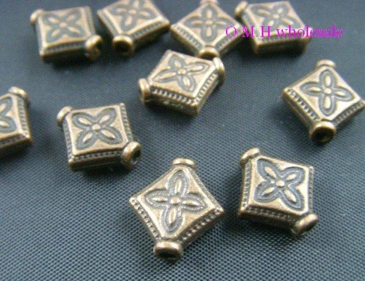 OMH wholesale free ship! 25pcs golden rhomb spacer beads Jewelry metal beads 10x9x3.5 mm ZL503
OMH wholesale free ship! 25pcs golden rhomb spacer beads Jewelry metal beads 10x9x3.5 mm ZL503