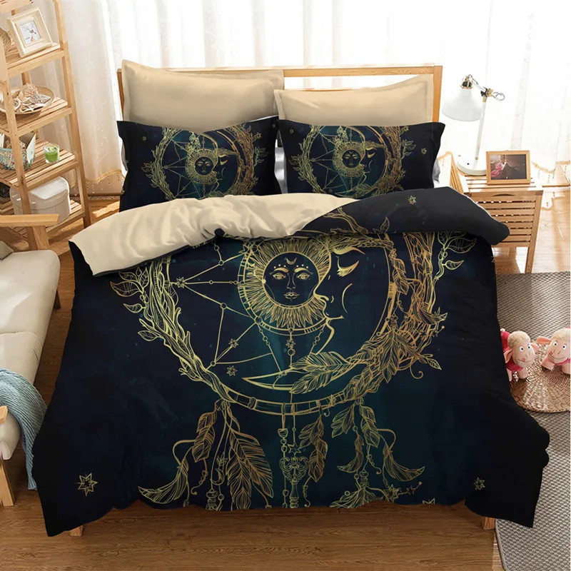 Fanaijia 3d Dreamcatcher Duvet Cover With Pillowcase back Sun god Bedding Set King queen Size Quilt Cover bed line
Fanaijia 3d Dreamcatcher Duvet Cover With Pillowcase back Sun god Bedding Set King queen Size Quilt Cover bed line