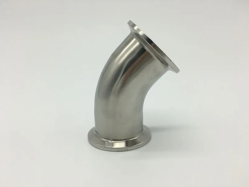 Freeshipping 38mm O/D 1.5" Tri Clamp 304 Stainless Steel Sanitary Ferrule 45 Degree Elbow Pipe Fitting For Homebrew
Freeshipping 38mm O/D 1.5" Tri Clamp 304 Stainless Steel Sanitary Ferrule 45 Degree Elbow Pipe Fitting For Homebrew