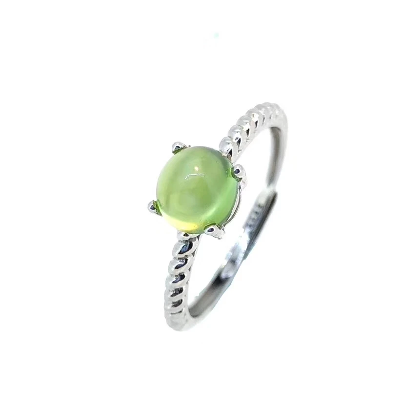 Classic grape Prehnite gemstone ring for lady ornament real 925 silver natural gem soft girl engagement ring Good present
Classic grape Prehnite gemstone ring for lady ornament real 925 silver natural gem soft girl engagement ring Good present
