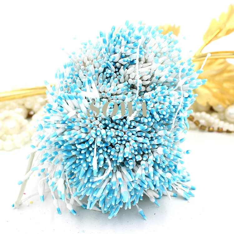 Free Shipping Wholesale 800pcs/Lot 1mm Sky Blue And White Colors Double Heads Flower Pistil Stamen For Cake decoration And DIY
Free Shipping Wholesale 800pcs/Lot 1mm Sky Blue And White Colors Double Heads Flower Pistil Stamen For Cake decoration And DIY