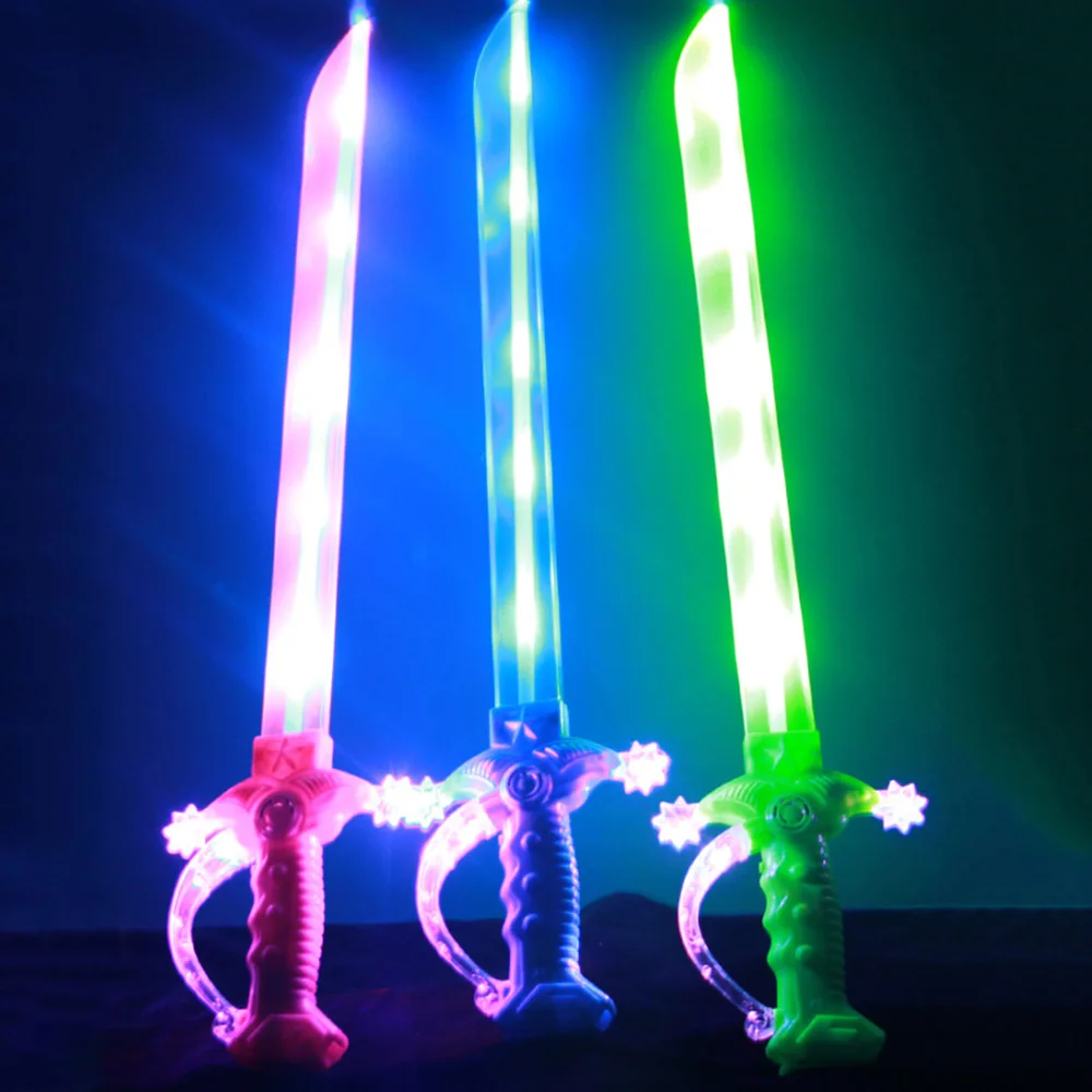 Children Colorful Electronic Simulation Sword Toy Luminous Light Cutlass Toys Electric Flashing Sword Toy Sword Luminous Toy New
Children Colorful Electronic Simulation Sword Toy Luminous Light Cutlass Toys Electric Flashing Sword Toy Sword Luminous Toy New