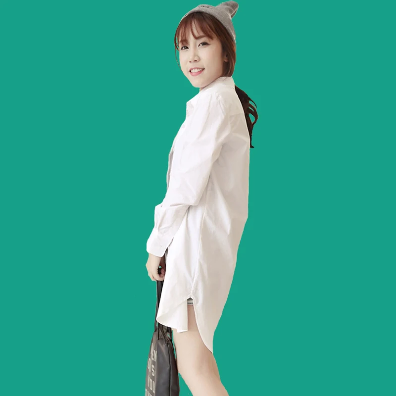 Korean new summer women 's long sleeve blouse shirt white tops Europe and the United States female clothing
Korean new summer women 's long sleeve blouse shirt white tops Europe and the United States female clothing