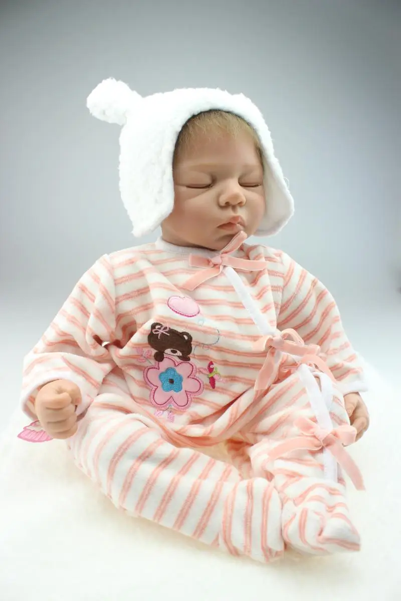 22 Inch 55cm Soft Silicone Handmade Reborn Baby Girl Dolls Realistic Looking Newborn Baby Doll Toddler Cute Birthday Gift
22 Inch 55cm Soft Silicone Handmade Reborn Baby Girl Dolls Realistic Looking Newborn Baby Doll Toddler Cute Birthday Gift