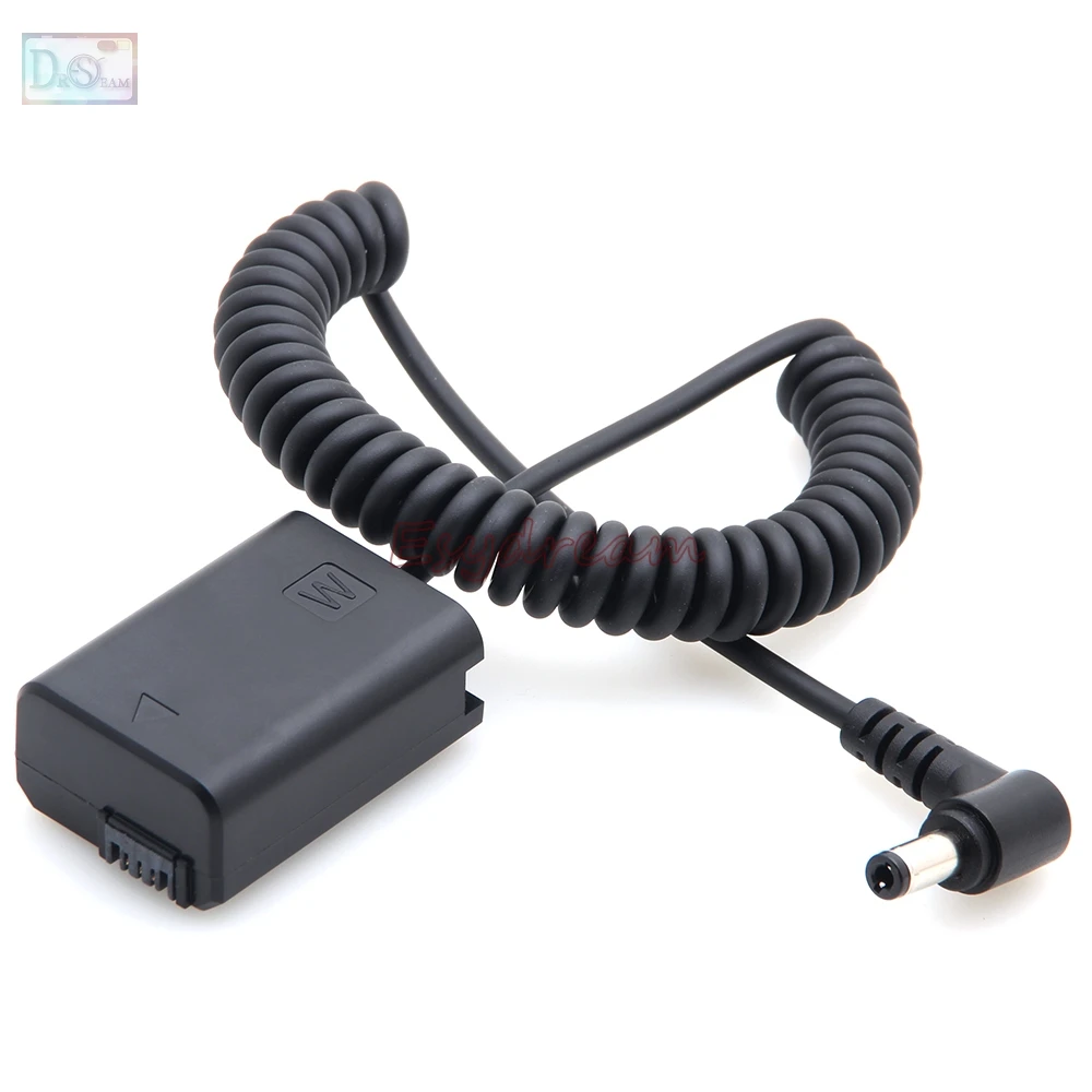 NP-FW50 FW50 Dummy Battery Pack Coupler Adapter with DC Male Connector Power Coiled Cable for Sony A7 II A6500 A6400 A6300
NP-FW50 FW50 Dummy Battery Pack Coupler Adapter with DC Male Connector Power Coiled Cable for Sony A7 II A6500 A6400 A6300