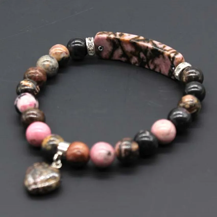 Trendy-beads Ethnic Style Silver Plated Love Heart Connect Rectangle Rhodonite Stone Round Beads Bracelet
Trendy-beads Ethnic Style Silver Plated Love Heart Connect Rectangle Rhodonite Stone Round Beads Bracelet