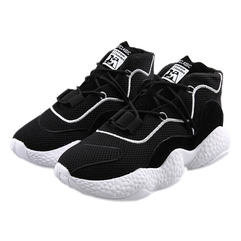 Female new Korean version of high-top running shoes hip-hop street dance shoes breathable thick-soled old shoes
Female new Korean version of high-top running shoes hip-hop street dance shoes breathable thick-soled old shoes