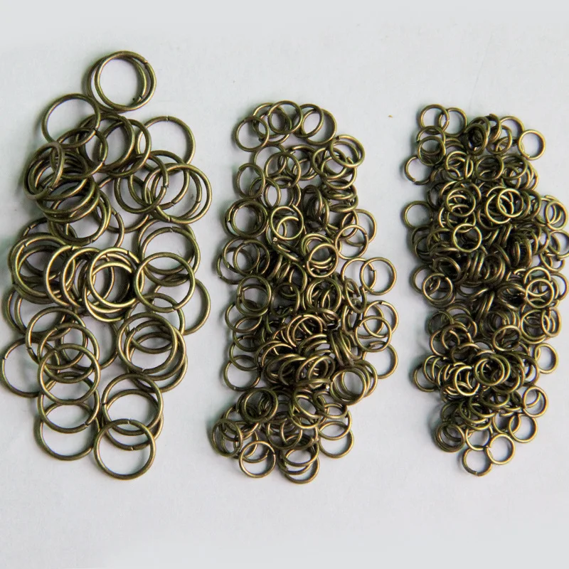 1 Pack/lot Antique Bronze 4/5/6/7/8/10/12/14/16mm Metal Open Jump Rings Split Rings Connectors for DIY Jewelry Making Findings
1 Pack/lot Antique Bronze 4/5/6/7/8/10/12/14/16mm Metal Open Jump Rings Split Rings Connectors for DIY Jewelry Making Findings