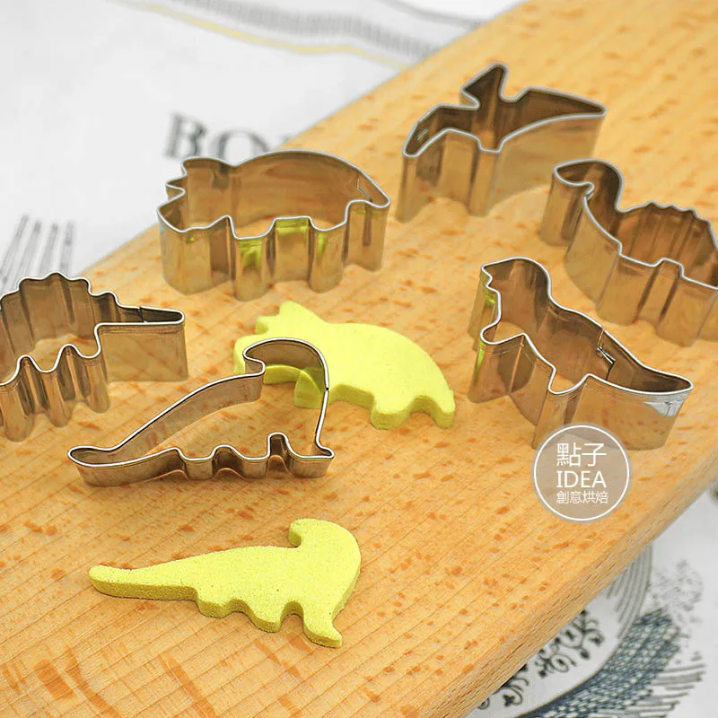 Dinosaur Cake Mold 6Pcs/Set Cookies Fondant Chocolate Candy Pastry Baking Tools Kids Party Birthday Kitchen Decorating
Dinosaur Cake Mold 6Pcs/Set Cookies Fondant Chocolate Candy Pastry Baking Tools Kids Party Birthday Kitchen Decorating