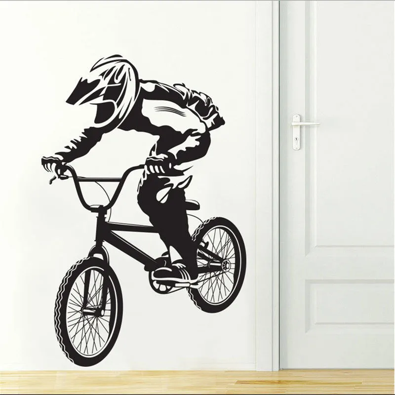 Hot Wall Stickers For Kids Rooms Decor Bicycle BMX Wall Decals Quotes Bedroom Sticker Removable Sticky Vinyl Art Mural
Hot Wall Stickers For Kids Rooms Decor Bicycle BMX Wall Decals Quotes Bedroom Sticker Removable Sticky Vinyl Art Mural