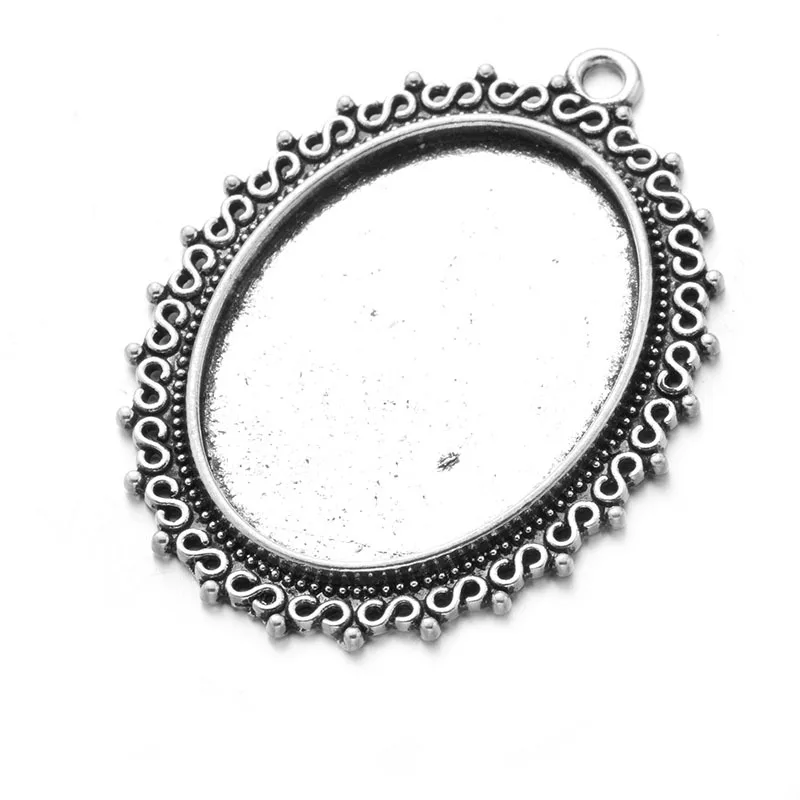 SEA MEW 30PCS 40*30mm Oval Cabochon Base Antique Bronze Plated Vintage Metal Alloy Pendant Blank Settings For Jewelry Making
SEA MEW 30PCS 40*30mm Oval Cabochon Base Antique Bronze Plated Vintage Metal Alloy Pendant Blank Settings For Jewelry Making