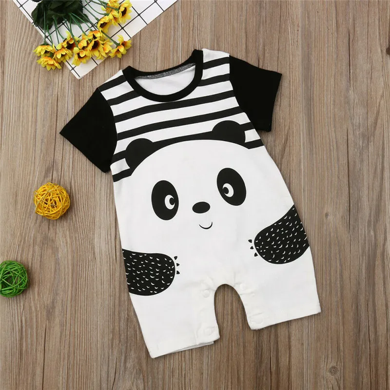 Toddler Baby Boy Girl Cartoon Panda Print Romper Jumpsuit Bodysuit Casual Outfit Cute Fashionable Newest
Toddler Baby Boy Girl Cartoon Panda Print Romper Jumpsuit Bodysuit Casual Outfit Cute Fashionable Newest