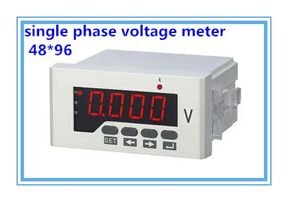 Single phase digital voltage meter LED AC/DC voltage meter,voltmeter, High quality, high precision,free shipping
Single phase digital voltage meter LED AC/DC voltage meter,voltmeter, High quality, high precision,free shipping