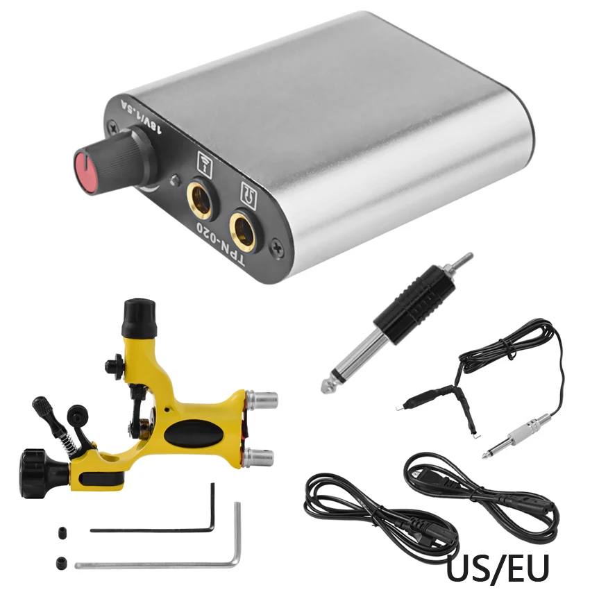 Professional Complete Tattoo Kit Rotary Machine Gun Power Supply Foot Pedal Clip Cord for Permanent Makeup Shader Liner Body Art
Professional Complete Tattoo Kit Rotary Machine Gun Power Supply Foot Pedal Clip Cord for Permanent Makeup Shader Liner Body Art