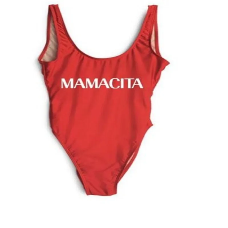 MAMACITA One Piece Swimsuit Funny Letter Squad Swimwear 2018 Women High Cut Red Black Bodysuit Backless Monokini Bathing Suit
MAMACITA One Piece Swimsuit Funny Letter Squad Swimwear 2018 Women High Cut Red Black Bodysuit Backless Monokini Bathing Suit