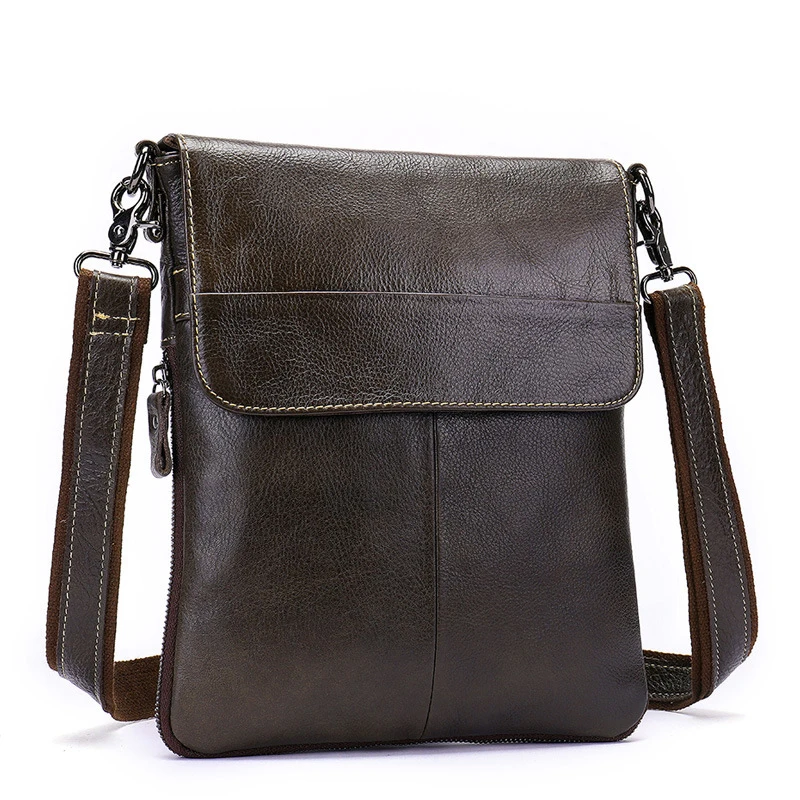 New Luxury Men's Handbags 100% Cow Genuine Leather Male Shoulder Bag Real Natural Leather Casual Crossbody Bag Messenger Bags
New Luxury Men's Handbags 100% Cow Genuine Leather Male Shoulder Bag Real Natural Leather Casual Crossbody Bag Messenger Bags