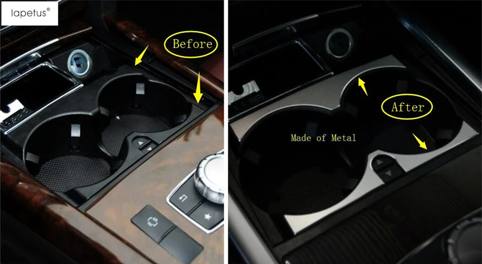 Lapetus Accessories For Mercedes Benz E CLASS W212 Sedan 2011 - 2015 Water Cup Holder Decoration Frame Molding Cover Kit Trim
Lapetus Accessories For Mercedes Benz E CLASS W212 Sedan 2011 - 2015 Water Cup Holder Decoration Frame Molding Cover Kit Trim