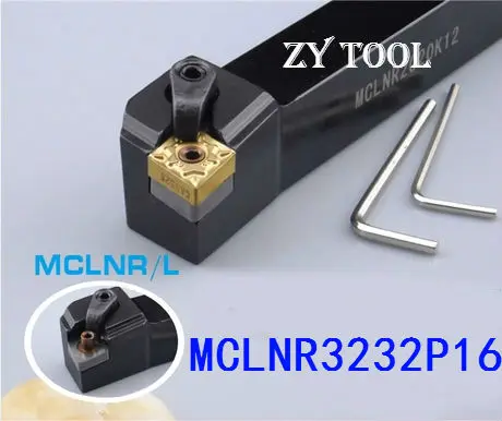MCLNR3232P16 CNC Turning Lathe Tools Lathe Cutting Tools 95 degrees External Turning Tool Holder 32*32*170mm MCLNL3232P16
MCLNR3232P16 CNC Turning Lathe Tools Lathe Cutting Tools 95 degrees External Turning Tool Holder 32*32*170mm MCLNL3232P16