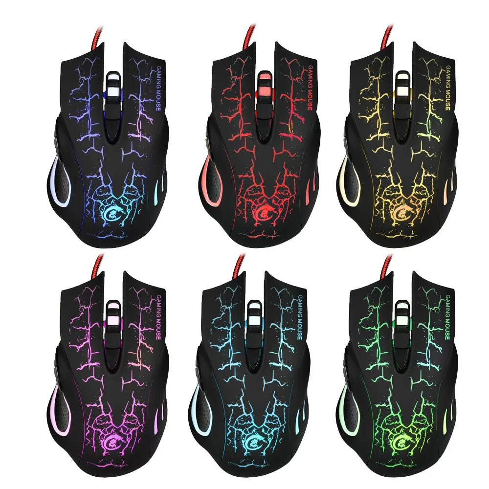 HXSJ Professional Wired Gaming Mouse 5600DPI Adjustable 6 Buttons Cable USB LED Optical Gamer Mouse For PC Computer Laptop Mice
HXSJ Professional Wired Gaming Mouse 5600DPI Adjustable 6 Buttons Cable USB LED Optical Gamer Mouse For PC Computer Laptop Mice