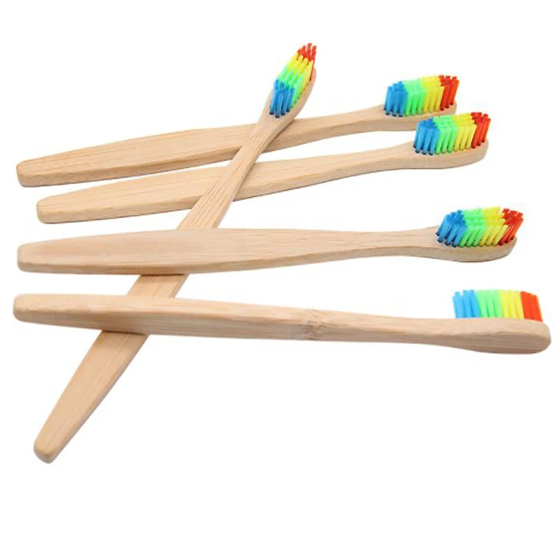 8 PCS /lot Colorful Bamboo Toothbrush Novelty Rainbow Wood Teeth Brush soft-bristle Bamboo Fibre Wooden Handle
8 PCS /lot Colorful Bamboo Toothbrush Novelty Rainbow Wood Teeth Brush soft-bristle Bamboo Fibre Wooden Handle
