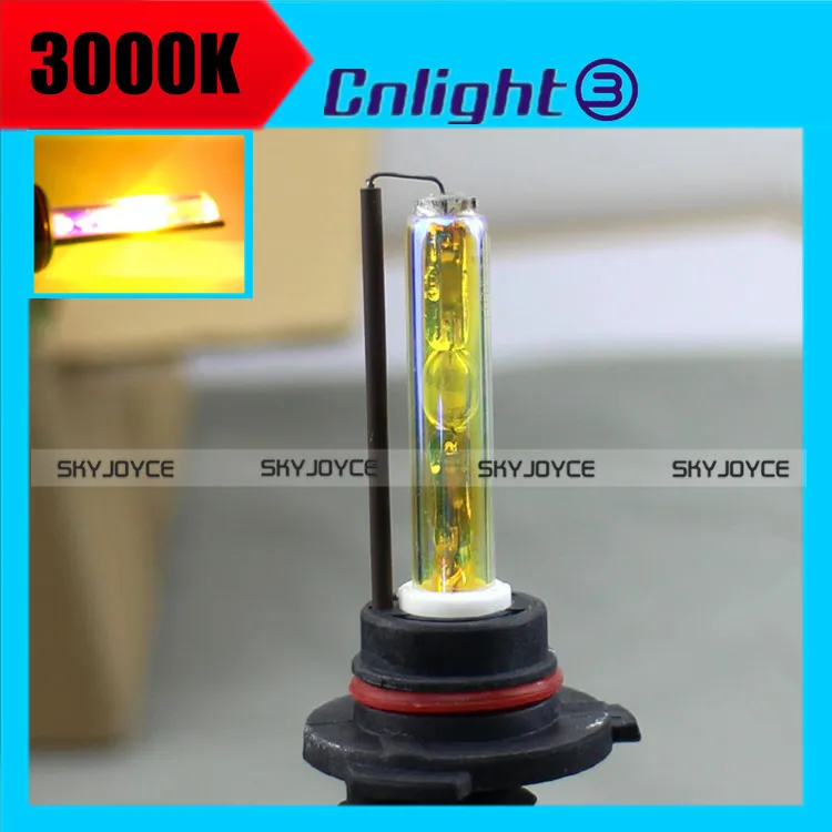 Новинка 2016 ксеноновая лампа 2 шт Cnlight 35 Вт 9005 9006 H8 H9 H11 3000K золотисто желтая