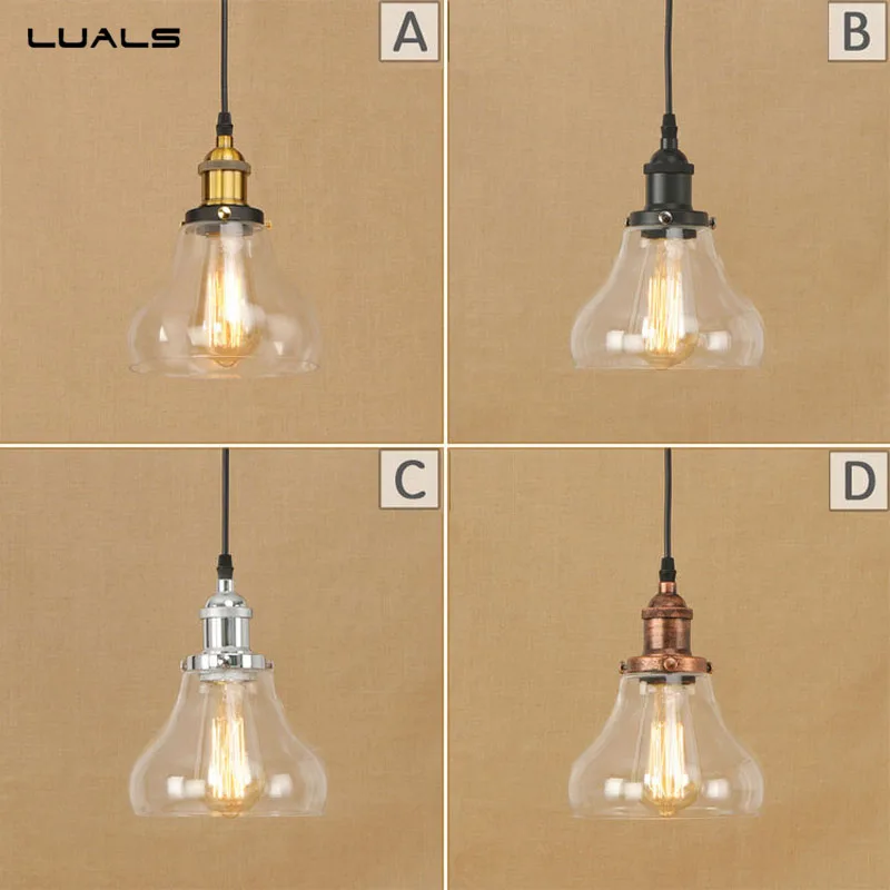 Loft Retro Pendant Lamp Creative Glass Pendant Light Adjustable Suspension Luminaire For Cafe Bar LED Pendant Lights Lighting
Loft Retro Pendant Lamp Creative Glass Pendant Light Adjustable Suspension Luminaire For Cafe Bar LED Pendant Lights Lighting