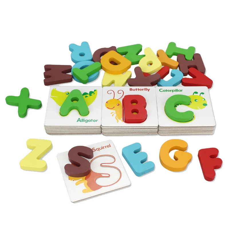 2020 New Wooden 26 Letter Cognition Card A to Z Alphabet Cognitive Educational Toys for Children
2020 New Wooden 26 Letter Cognition Card A to Z Alphabet Cognitive Educational Toys for Children