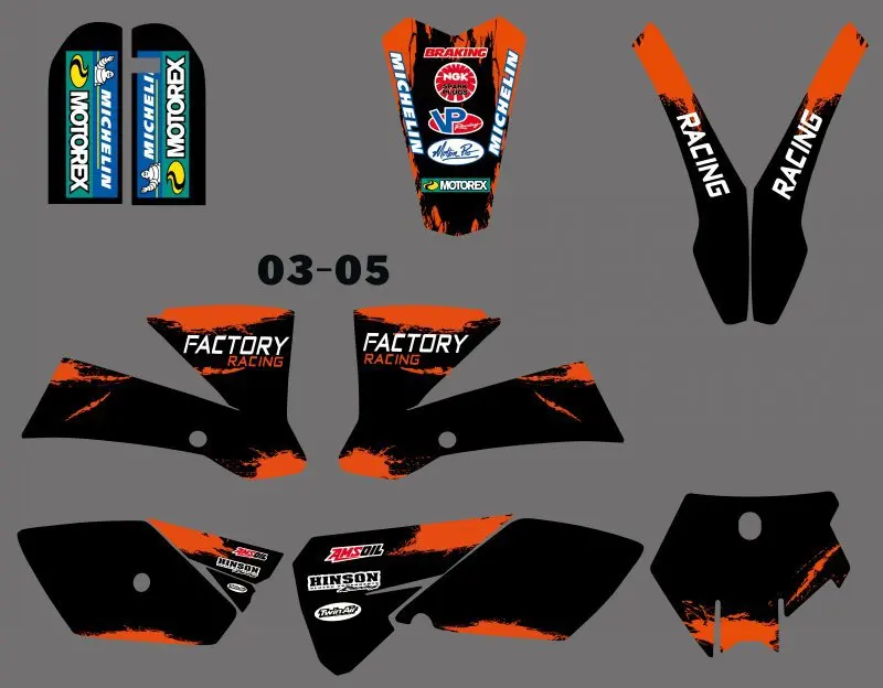 New (0260 Orange&Black ) TEAM GRAPHICS&BACKGROUNDS DECALS STICKERS Kits Fit for SX85 2003 2004 2005
New (0260 Orange&Black ) TEAM GRAPHICS&BACKGROUNDS DECALS STICKERS Kits Fit for SX85 2003 2004 2005