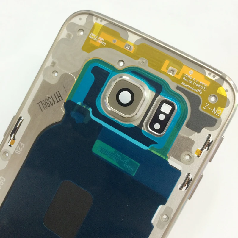 Средняя пластина рамка для Samsung Galaxy S6 G920F edge G925F полный корпус передняя Задняя