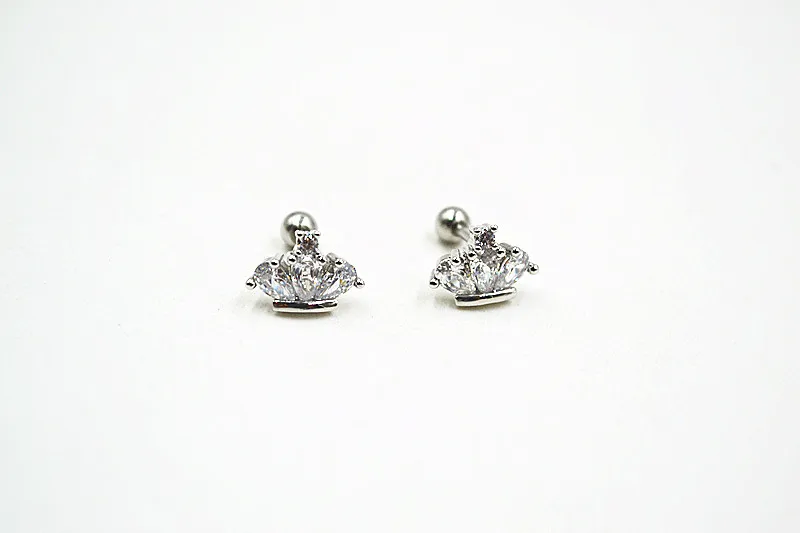 Free Shippment 50PCS Body jewelry CZ Ear Stud Tragus/Helix Bar/Stud/Earring Stainless Steel Prong set
Free Shippment 50PCS Body jewelry CZ Ear Stud Tragus/Helix Bar/Stud/Earring Stainless Steel Prong set