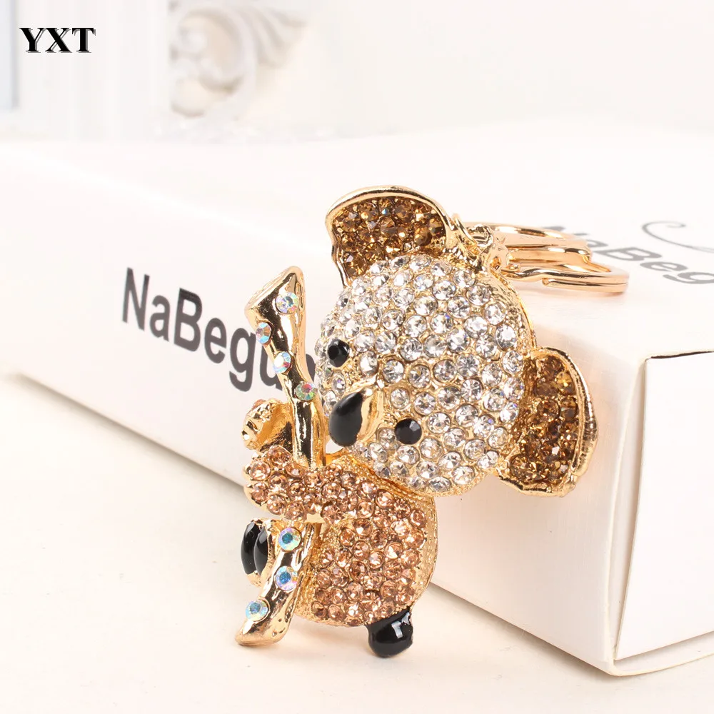 Koala Gold Bear Tree Lovely Charm Pendant Cute Crystal Purse Bag Key Chain Women Wedding Delicacy Gift Tiny
Koala Gold Bear Tree Lovely Charm Pendant Cute Crystal Purse Bag Key Chain Women Wedding Delicacy Gift Tiny