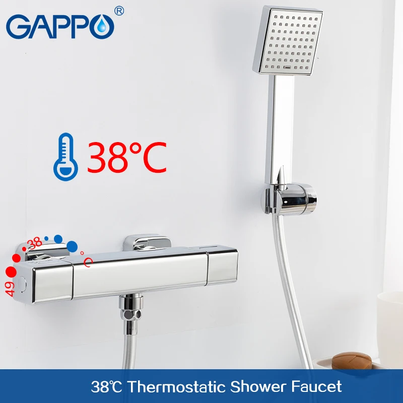 GAPPO shower faucet mixer tap bathroom thermostat faucet Square waterfall wall bath mixer faucets tap 1.5m Stainless Steel
GAPPO shower faucet mixer tap bathroom thermostat faucet Square waterfall wall bath mixer faucets tap 1.5m Stainless Steel