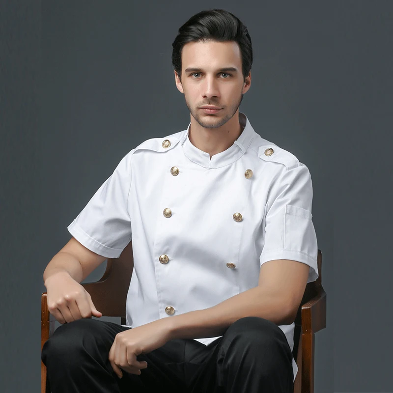 new long sleeves restaurant uniform Chef Jackets restaurant uniforms shirts chef clothes coat unisex thai restaurant top uniform
new long sleeves restaurant uniform Chef Jackets restaurant uniforms shirts chef clothes coat unisex thai restaurant top uniform